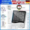 Digitale Wetterstation Thermometer / Hygrometer mit Außensensor LCD Innen Außen