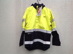 KIND Herren Multifunktionsjacke neongelb-Marine Reflektor Gr. M (50/52) Neu