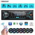 USB SD Aux FM Autoradio mit 4.0BT TF Freisprech 7 Farben 1DIN MP3 Player CD