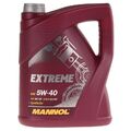 MANNOL EXTREME 5W-40 MOTORÖL 5 LITER ACEA A3/B4 229.3 226.5 502.00 505.00 5W40