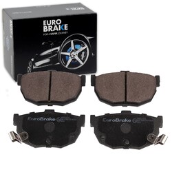 EUROBRAKE BREMSBELÄGE SATZ HINTERACHSE PASSEND FÜR HYUNDAI COUPE ELANTRA LANTRA