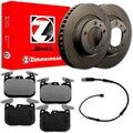 Zimmermann BLACK Z BREMSSCHEIBEN + BELÄGE VORNE passend für BMW 1er 2er F20-F23