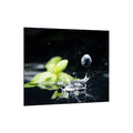 Küchenrückwand Glas 65x60 Spritzschutz Herd Spüle Fliesenschutz Obst Schwarz