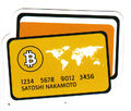 Bitcoin Credit Card Satoshi Nakamoto Aufkleber Sticker Crypto Mining Kreditkarte