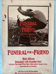 Beerdigung für einen Freund der Große weit geöffnet Original Promo-Poster 76 cm x 51 cm selten