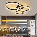 Modern Design LED Deckenlampe Schlaf Wohn Zimmer Flur Dimmbar Deckenleuchte Lamp