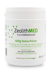 Zeolith MED Detox-Pulver 400g, Apothekenqualität, laboranalysiert