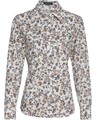 Highmoor Bluse mit Blumendruck Hemdblusenkragen Langarm Geblümt Damen NEU