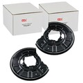 2x NTY SPRITZBLECHE BREMSSCHEIBEN HINTEN passend für MERCEDES-BENZ C-KLASSE