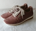 RIEKER Damen Schuh Sneaker Lederimitat fliederrosa flach Gr 37 38 39 40 NEU