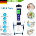 LCD PH Wert Tester Wasser Messgerät Digital Messer Aquarium Pool Prüfer pH 0-14