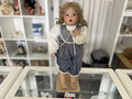 Künstlerpuppe Puppe Porzellan Puppe 53 cm. Top Zustand    