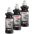 3x SONAX PROFILINE PerfectFinish silikonfrei Lackpolitur Finishpolitur 250 ml