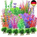 30 Stück Aquarium-Pflanzen, künstliche Wasserpflanzen, Aquarien p