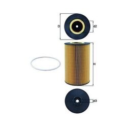 1x Ölfilter MAHLE OX 425D passend für MAN CLAAS KRONE