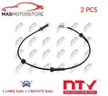 ABS SENSOR DREHZAHLFÜHLER PAAR VORNE NTY HCA-NS-016 2PCS V NEU OE QUALITÄT