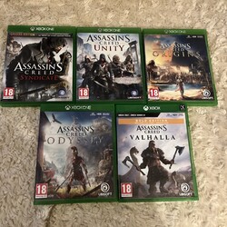 Assassins Creed Spielepaket Valhalla Gold Edition Odyssey Syndicate Unity Origin