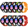 Ersatz Silikon Armband für Samsung Galaxy Watch 3 4 5 6 7 FE Active 2 40/44mm S3