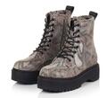 REPLAY Damen Schuh Stiefelette Boots Lederimitat Lila-Snakemuster Gr 39 NEU B303
