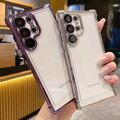 Handyhülle für Samsung S25 S24 Ultra S23 A55 A16 Stoßfeste Hybrid TPU SchutzCase
