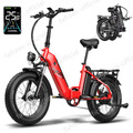 20 Zoll Elektrofahrrad 500W 48V 20.8Ah Moped ebike Offroad E-Mountainbike 40km/h