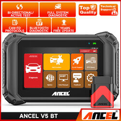 2025 Ancel V5 BT Profi KFZ OBD2 Diagnosegerät Bluetooth ALLE SYSTEME DPF ABS SAS