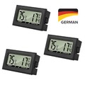 3stk Digital Hygrometer Mini Thermometer Luftfeuchtigkeit Temperaturmessgerät