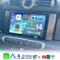 2+64G Carplay Für Smart Fortwo 451 2011-2015 Android 13 Autoradio GPS Navi BT FM