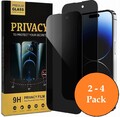 Privacy Anti-Spy Panzerfolie 9H für iPhone Air 17 16 15 14 13 12  Pro Max Glas