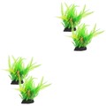  2 Count Dekorative Wasserpflanze Künstliche Pflanzen Für Aquarien
