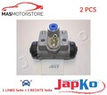 RADBREMSZYLINDER TROMMELBREMSE PAAR HINTEN JAPKO 67457 2PCS V NEU OE QUALITÄT