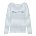 MARC O`POLO gestreiftes Longsleeve mit Logoprint in Smooth Sky  NEU