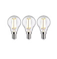 PAULMANN LED Leuchtmittel Glühlampe Eco-Line Filament warmweiß 3-er Pack E14