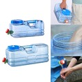 Wasserbehälter Eimer mit Wasserhahn Flasche für Outdoor Camping Fahren Wandern