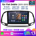 8Kern Für Fiat Doblo 2015-2019 Autoradio Navi Carplay 4+64GB Android 13 GPS DAB+