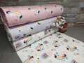 240cm Popeline Baumwolle Baumwollstoff Meterware Stoff Kinderstoff TIERE ÖKO-TEX