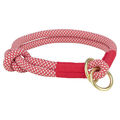 Trixie Soft Rope Zug-Stopp-Halsband rot/creme für Hunde, diverse Größen, NEU