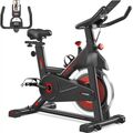 Fitnessbike Heimtrainer Fahrradtrainer mit LCD Display Fahrrad für Zuhaus