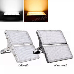 Modul LED Fluter Scheinwerfer Flutlicht Aussenstrahler Straßen 100 200 300 400W