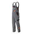 Arbeitslatzhose grau mit Kniepolstertaschen Latzhose Arbeitskleidung Arbeitshose