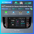 XTRONS Octa Core Android 14 Autoradio 64G GPS Navi AKM DSP für Fiat Punto Linea