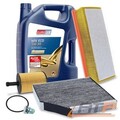 INSPEKTIONSPAKET FILTERSATZ SET A+5L EUROLUB 5W-30 FÜR AUDI A4 B8 2.0 TDI 07-15