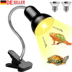 Terrarium Aquarium Heizlicht Wärmelampe UVA UVB E27 Reptilien Strahler Profi 25W