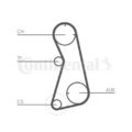 1x Zahnriemensatz CONTINENTAL CTAM CT872K2 passend für SEAT VW