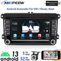 DAB+ Für VW GOLF 5 6 Passat Touran Tiguan Autoradio Android mit GPS Navi Kamera 