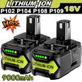 Für RYOBI 18V 6.0/8.0AH Akku One Plus Lithium RB18L50 P108 P104 Batterie 18 Volt