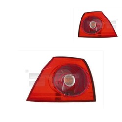 TYC Rückleuchte Heckleuchte Set links rechts passend für VW Golf V 1K1