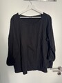 Shirt 3/4 Arm, Gr 52/54, Schwarz, bpc, Rundhals, Damen
