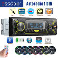 ESSGOO Autoradio 1 DIN MP3 Player Bluetooth ID3tag Freisprech AUX-IN 2 TF USB SD