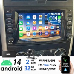 DAB+ Android 14 Autoradio GPS Carplay Für Mercedes-Benz Vito Viano W639 2006-14